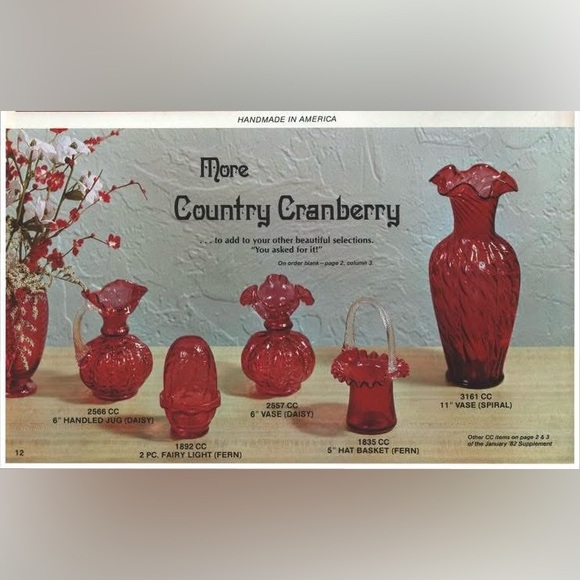 Fenton Country Cranberry glass fairy lamp beautiful - Picture 6 of 7
